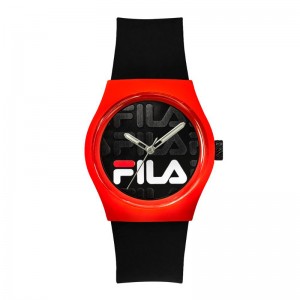 FILA 38-319-002 BLACK RED UNISEX